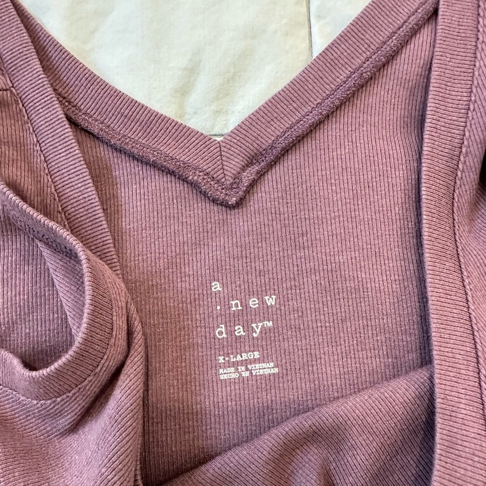A New Day Ribbed Tank Dress w/ pockets